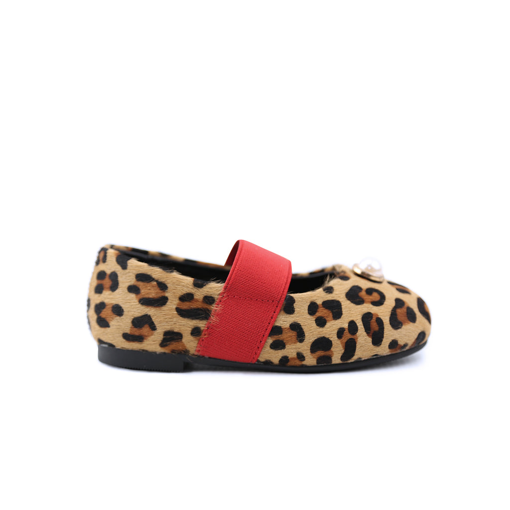 leopard print leather shoes