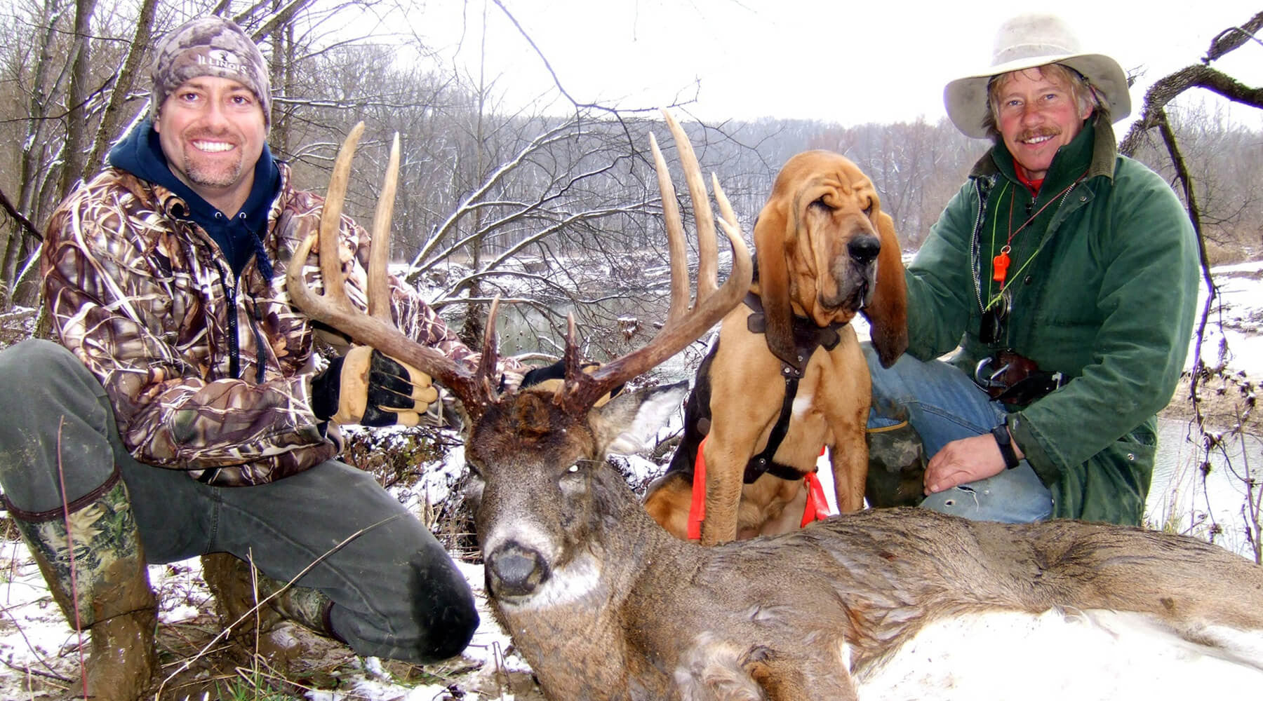 how to train a dog to trail deer blood