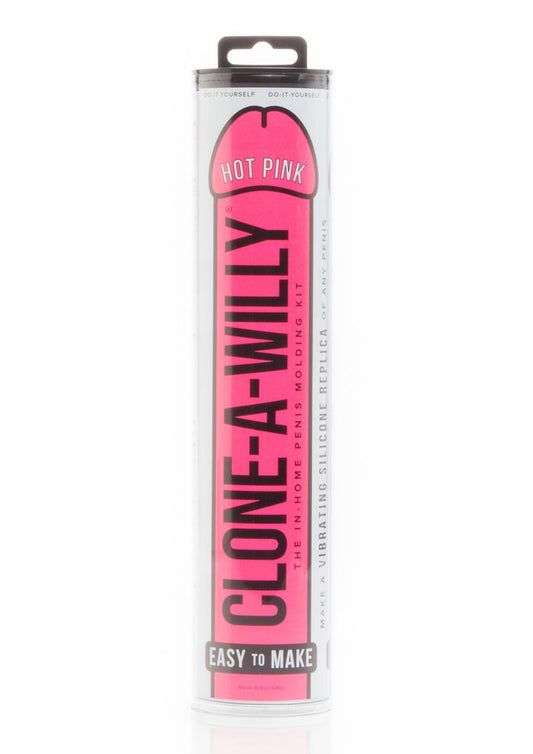 Clone-A-Willy Glow In The Dark Vibrator Kit - Pink –