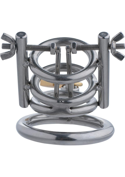 Solitary Extreme Confinement 2.5 Inch Stainless Steel Cock Cage