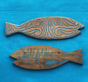 Hand Carved Wooden Fish – Zuri