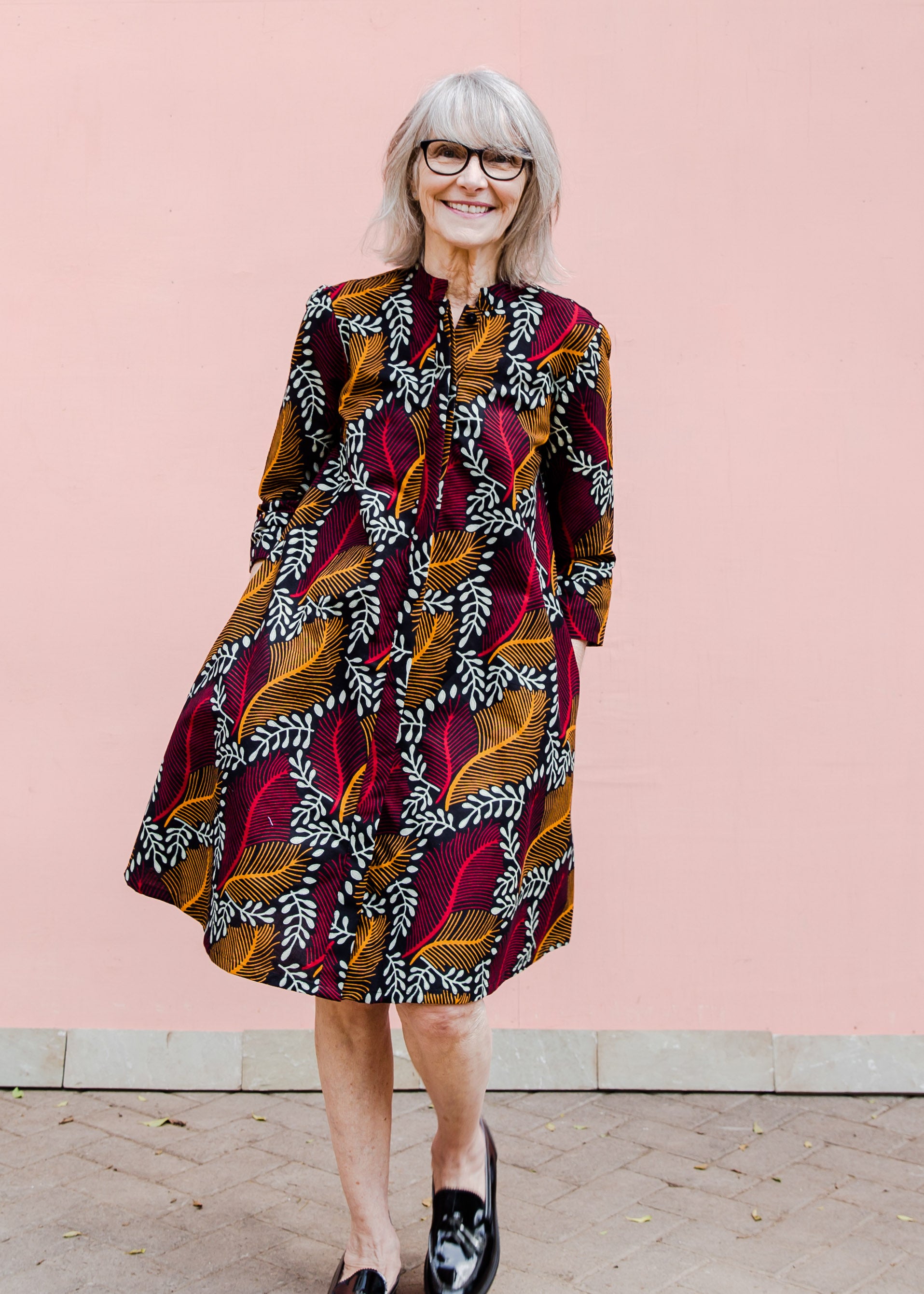 Zuri long sleeve pocket tunic