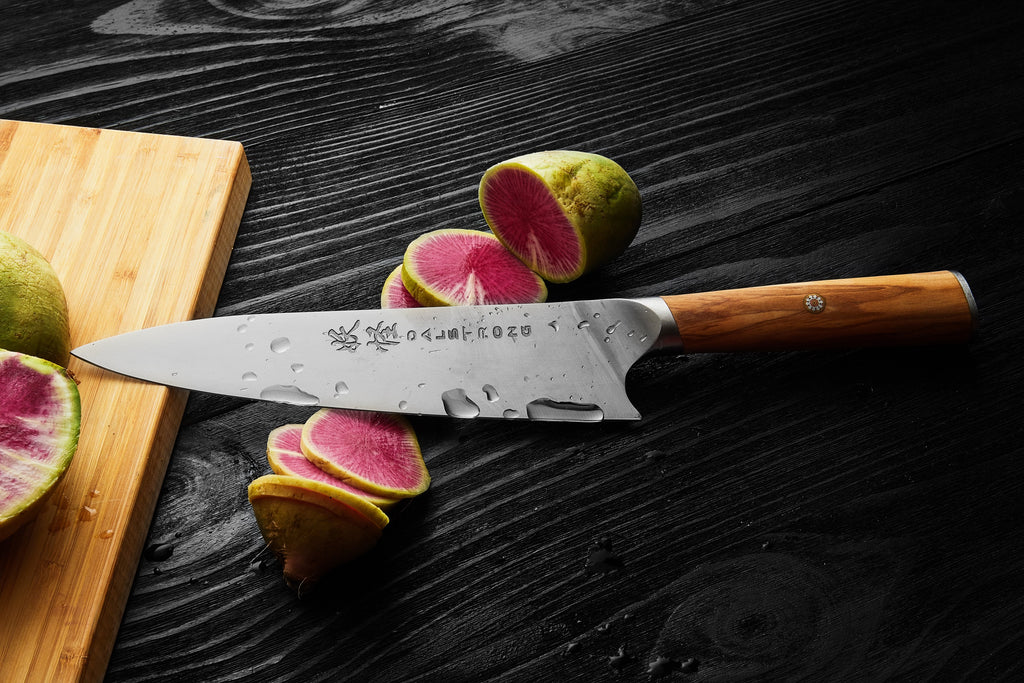 Chef Knife 8" Olive Wood Handle | Phantom Series | Dalstrong