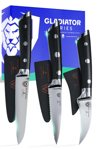 3-Piece Paring Knife Set Gladiator Series | NSF Certified | Dalstrong