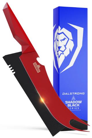 BBQ Pitmaster & Meat Knife 9" | Shadow Black Series | RED Edition | Dalstrong