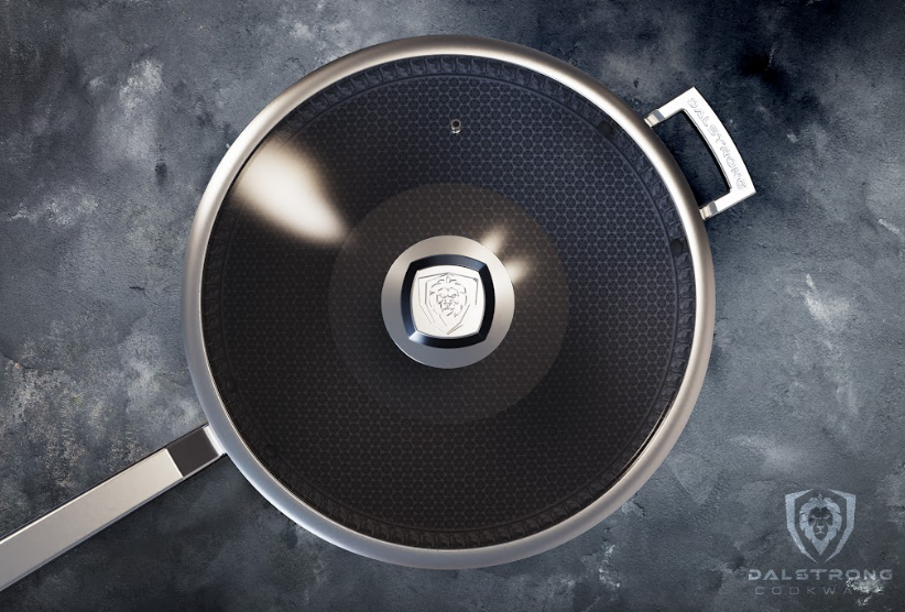 A photo of the 12" Frying Pan Wok ETERNA Non-stick | Oberon Series | Dalstrong