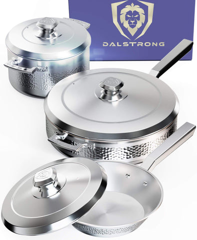 Avalon 6pc Silver Cookware Set
