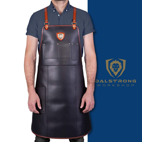 The Culinary Commander Top-Grain Leather Apron