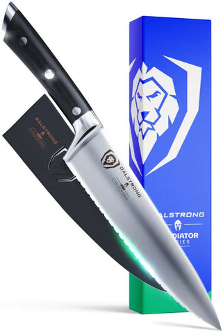 Serrated Chef Knife 7.5" | Gladiator Series 
