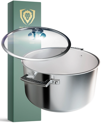 12 Quart Stock Pot Silver | Oberon Series | Dalstrong