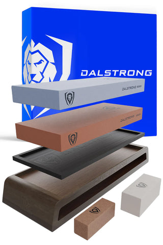 Premium Whetstone Kit #1000 / #6000 Grit with Nagura Stone & Rust Eraser