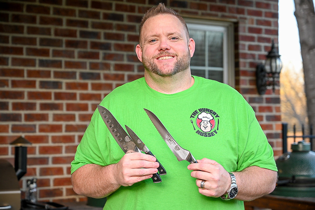 Matthew H. (thehungryhussey) poses with Dalstrong Knives