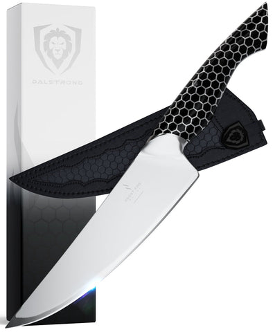 Chef's Knife 8" Dark Ice Edition | Frost Fire Series | NSF Certified | Dalstrong ©