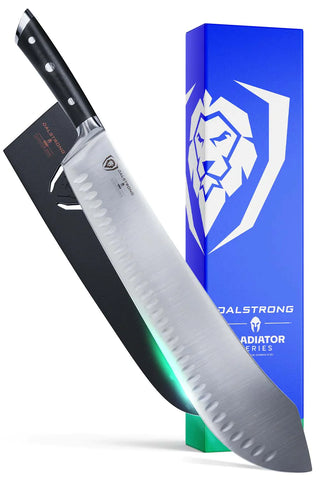 Extra-Long Bull Nose Butcher Knife 14" | Gladiator Series | NSF Certified | Dalstrong