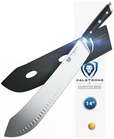 Gladiator Series 14" Extra-Long Bull Nose Butcher Knife