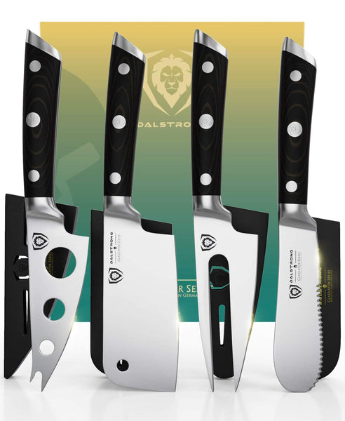 4-Piece Charcuterie & Cheese Knife Set | Gladiator Series | NSF Certified | Dalstrong ©