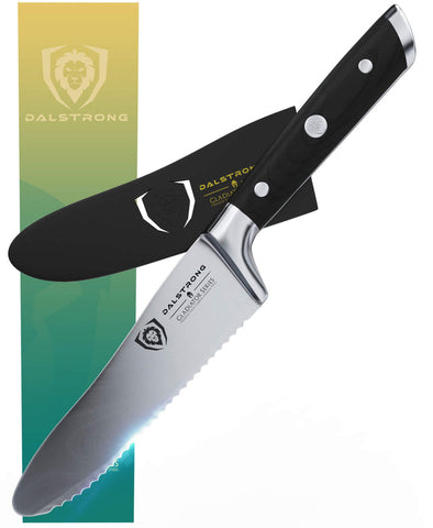 Serrated Sandwich, Deli & Utility Knife 6" Gladiator Series | NSF Certified | Dalstrong ©