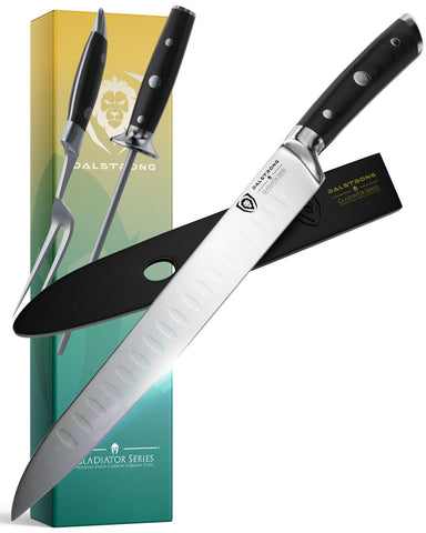 Carving Knife & Fork Set 9" Gladiator Series | NSF Certified | Dalstrong