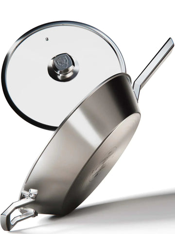 12" Frying Pan & Skillet | Silver | Oberon Series | Dalstrong