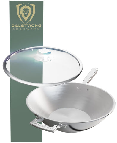 12" Aluminum Frying Pan Wok - The Oberon Series