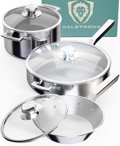 Dalstrong 6 Piece Stainless Steel Cookware Set | Oberon Series