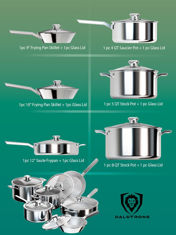 Ceramic Cookware vs. Stainless Steel Cookware – What's Your Pick? –  Dalstrong