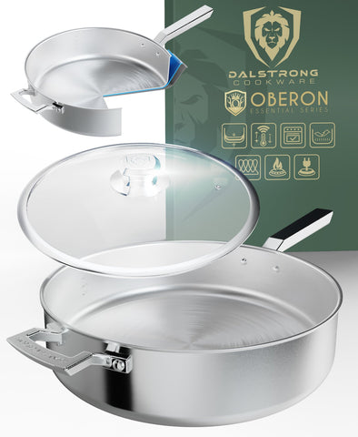 12" Sauté Frying Pan | Silver | Oberon Series | Dalstrong ©