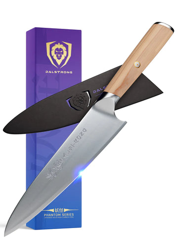 Chef Knife 8"  | Olive Wood Handle | Phantom Series