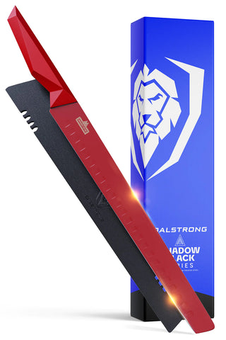 Slicing & Carving Knife 12" | Shadow Black Series | RED Edition | Dalstrong