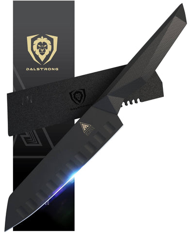 Shadow Black Series 7" Santoku Knife - NSF Certified