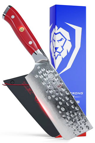 Nakiri Vegetable Knife 6" | Crimson Red ABS Handle | Shogun Series X | Dalstrong