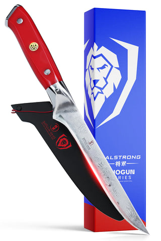 Boning Knife 6" | Crimson Red ABS Handle | Shogun Series | Dalstrong