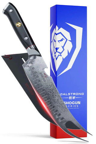 BBQ Pitmaster & Meat Knife 8" | Forked Tip & Bottle Opener | Shogun Series ELITE | Dalstrong