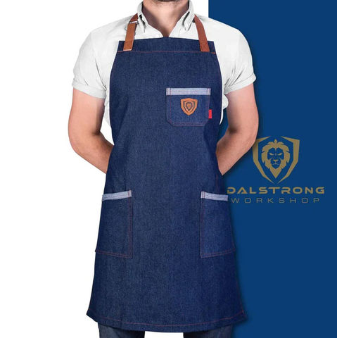 American Legend Blue Denim | Professional Chef's Kitchen Apron | Dalstrong