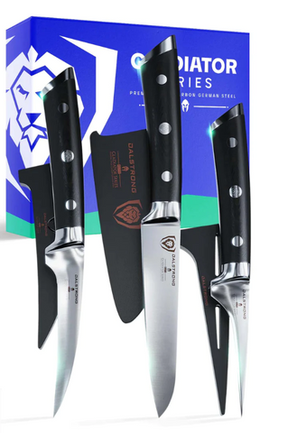Fruit & Vegetable Paring Knife Set - 3 Piece Gladiator Series ELITE | NSF Certified | Dalstrong