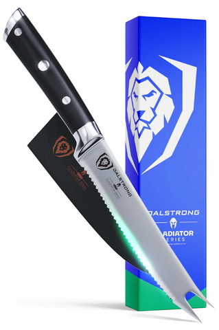 Serrated Tomato Knife 5" Gladiator Series | NSF Certified | Dalstrong