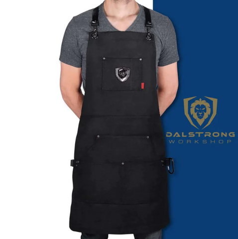Sous Team Apron Heavy-Duty Waxed Canvas Professional Chef's Kitchen Apron Dalstrong