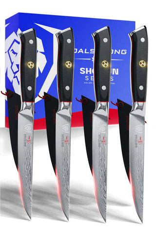 4 Piece Steak Knife Set | Shogun Series ELITE | Dalstrong