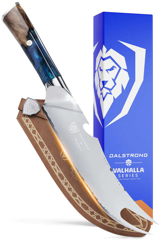 Pitmaster Knife 8" | Forked Tip & Bottle Opener | Valhalla Series | Dalstrong