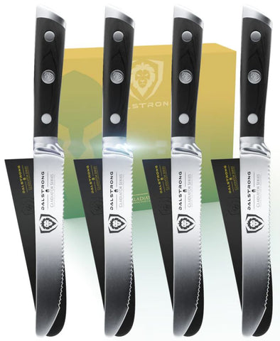 Steak Knives, Set of 6- Dark Grey - Cornelia Park