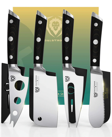 4-Piece Charcuterie & Cheese Knife Set | Gladiator Series | NSF Certified | Dalstrong