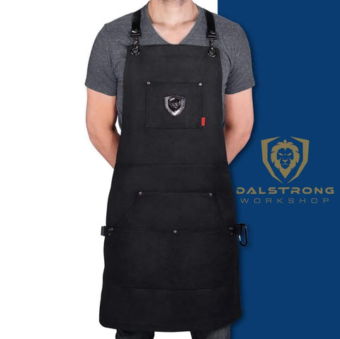 herniaquestions Professional Chef's Kitchen Apron - Sous Team 6"