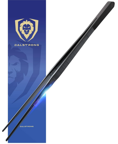 Dalstrong High-Precision Black Titanium Coated 12" Professional Tweezers