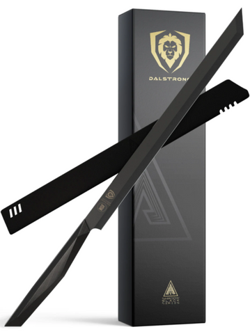 Tuna Slicing Knife 17" Shadow Black Series | NSF Certified | Dalstrong