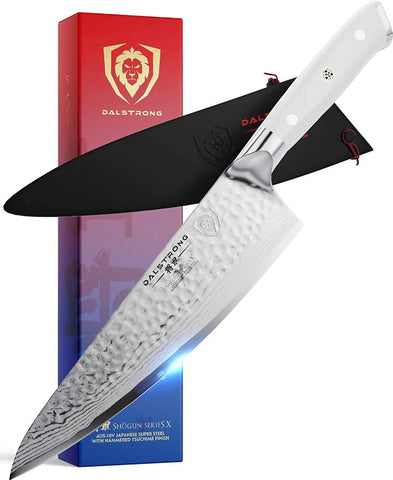 Chef's Knife 8" Glacial White Handle | Shogun Series X