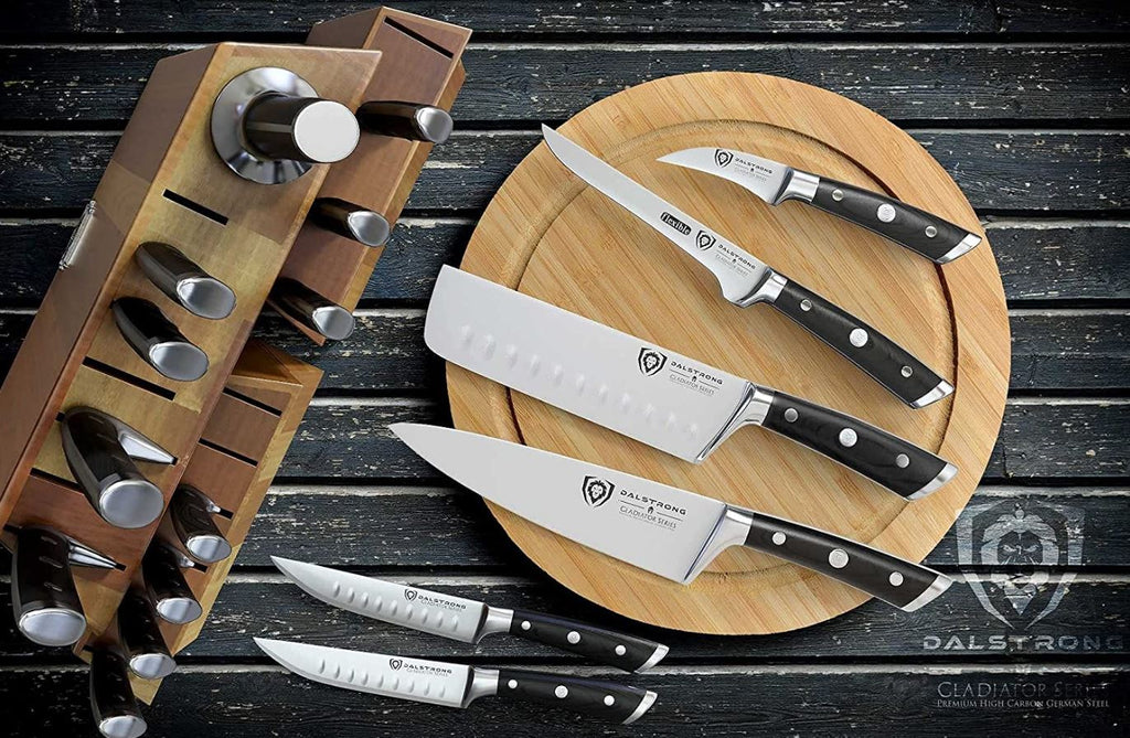 18-piece Colossal Knife Block Set ABS Handles | Gladiator Series | Knives NSF Certified | Dalstrong