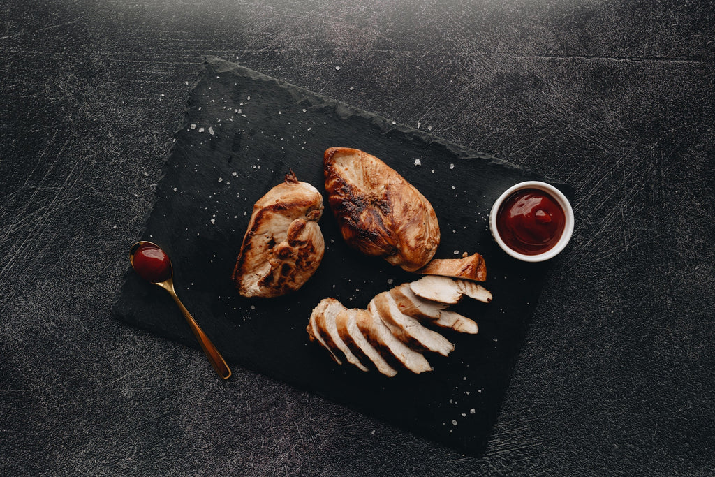 Roasted Chicken Breasts with Sauce on the Side