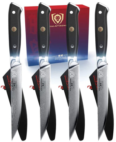 The Dalstrong Shogun Series 4 Piece Steak Knife Set