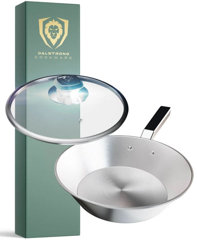 Dalstrong 9" Frying Pan & Skillet Silver | Oberon Series