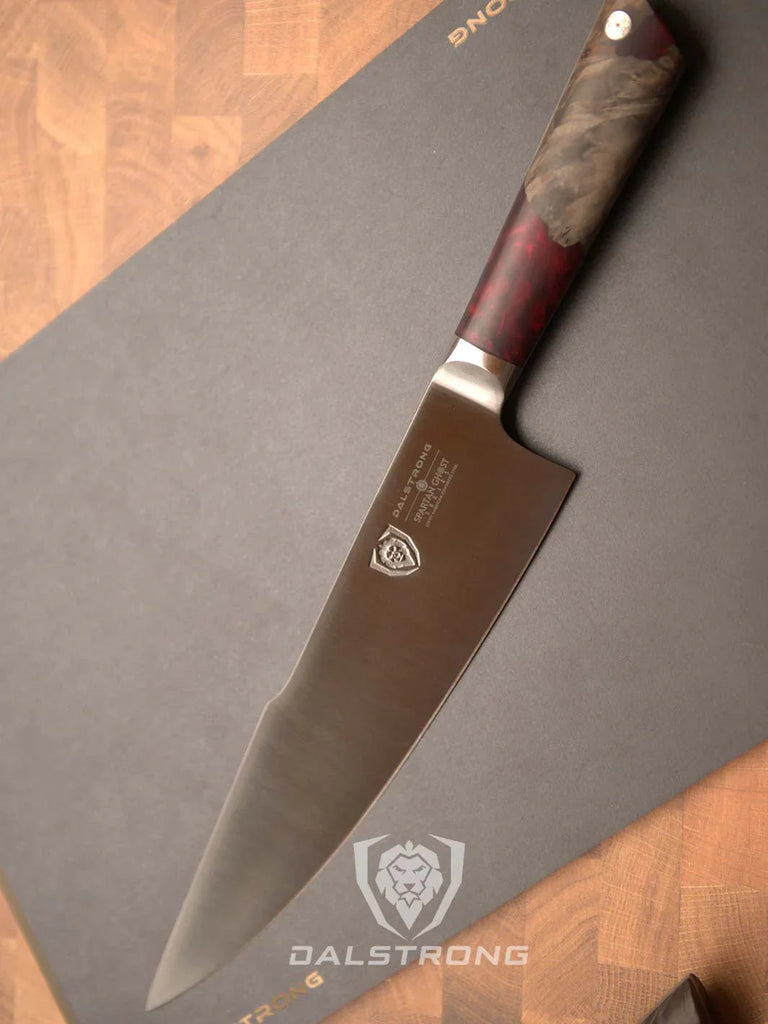 A photo of the Chef's Knife 8" | Spartan Ghost Series | Dalstrong.